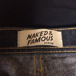 Naked and Famous denim.